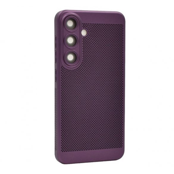 Protectie din plastic pentru telefon (respirabila, perforata, protectie pentru camera) PURPLE Samsung Galaxy S23 FE (SM-S711)