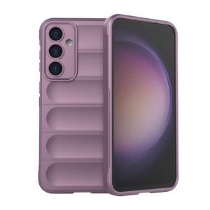 Protectie din silicon pentru telefon (rezistenta la socuri, protectie pentru camera, 3D) PURPLE Samsung Galaxy S23 FE (SM-S711)