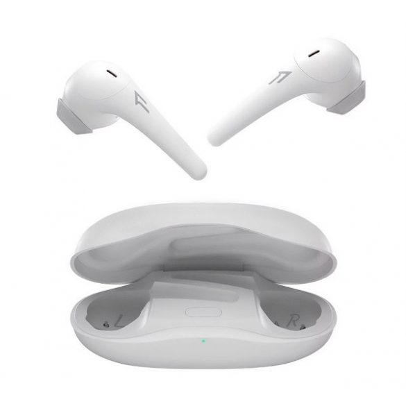 1 MAI MULT Comfobuds 2 căști bluetooth STEREO (v5.2, TWS, microfon, filtru de zgomot, IPX5 + carcasă de încărcare) ALB