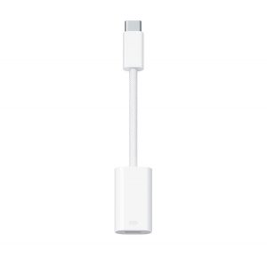 Cablu adaptor APPLE (priza fulger - Tip-C) ALB