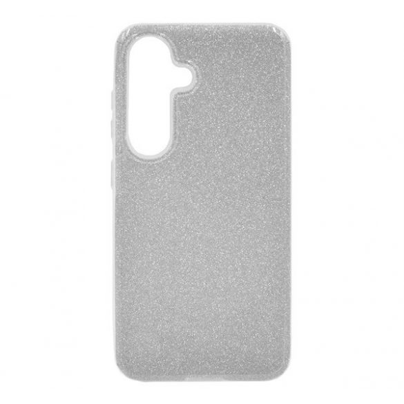 Protectie din silicon pentru telefon (interior din plastic, spate lucios) SILVER Samsung Galaxy S23 FE (SM-S711)