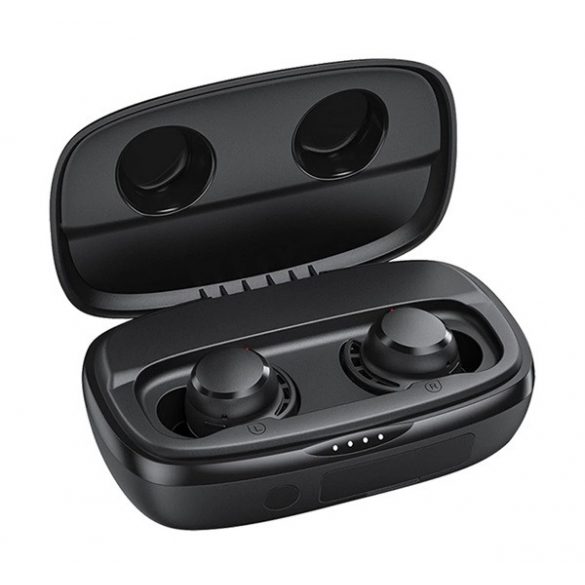 Căști bluetooth TRIBIT FLYBUDS 3 BTH92SC STEREO (v5.3, TWS, microfon, filtru de zgomot, IPX7 rezistent la apă + carcasă de încărcare) NEGRU