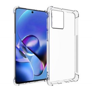 Protectie din silicon pentru telefon (rezistenta la impact medie, colt cu perna de aer) TRANSPARENT Motorola Moto G54 5G (XT2343)