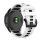 Curea de schimb (dimensiune personalizată, 20 mm, silicon, cataramă neagră, conexiune QuickFit) ALB/NEGRU Garmin Fenix ​​​​5S, Garmin Fenix ​​​​6S, Garmin Fenix ​​​​6S Solar, Garmin Fenix ​​​​7S, Garmin Fenix ​​​​7S Pro Solar, Garmin Fenix ​​​​7S So