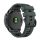 Curea de schimb (dimensiune personalizată, 20 mm, silicon, cataramă neagră, conexiune QuickFit) VERDE ÎNCHIS/NEGRU Garmin Epix Pro (Gen2) 42 mm, Garmin Fenix ​​​​5S, Garmin Fenix ​​​​5S Plus, Garmin Fenix ​​​​6S, Garmin Fenix ​​​​6S Pro, Garmin Feni