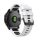 Curea de schimb (dimensiune personalizată, 22mm, silicon, cataramă neagră, conexiune QuickFit) ALB/NEGRU Garmin Epix (Gen2), Garmin Fenix ​​​​3, Garmin Fenix ​​​​3 HR, Garmin Fenix ​​​​5, Garmin Fenix ​​​​6, Garmin Fenix ​​​​6 Pro, Garmin Fenix ​​​​