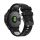 Curea de schimb (dimensiune personalizată, 22 mm, silicon, cataramă neagră, conexiune QuickFit) NEGRU/GRI Garmin Epix (Gen2), Garmin Fenix ​​​​3, Garmin Fenix ​​​​3 HR, Garmin Fenix ​​​​5, Garmin Fenix ​​​​6, Garmin Fenix ​​​​6 Pro, Garmin Fenix ​​​