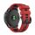 Curea de rezervă (dimensiune personalizată, 26 mm, silicon, cataramă neagră, conexiune QuickFit) ROȘU/NEGRU Garmin Fenix ​​​​5X, Garmin Fenix ​​​​6X, Garmin Fenix ​​​​6X Pro, Garmin Fenix ​​​​6X Pro Sapphire, Garmin Fenix ​​​​6X Pro Solar, Garmin Fe