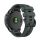 Curea de schimb (dimensiune personalizată, 26 mm, silicon, cataramă neagră, conexiune QuickFit) VERDE ÎNCHIS/NEGRU Garmin Fenix ​​​​5X, Garmin Fenix ​​​​6X, Garmin Fenix ​​​​6X Pro, Garmin Fenix ​​​​6X Pro Sapphire, Garmin Fenix ​​​​​​6X Pro Solar, 