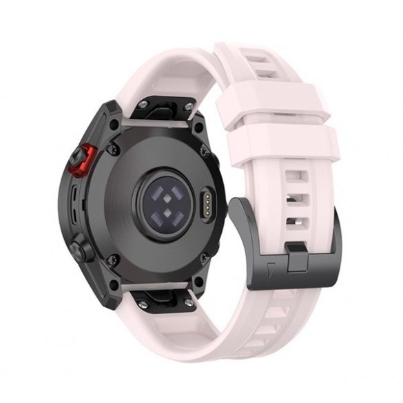 Curea de schimb (dimensiune personalizată, 20 mm, silicon, conexiune QuickFit) ROZ Garmin Epix Pro (Gen2) 42 mm, Garmin Fenix ​​​​5S, Garmin Fenix ​​​​5S Plus, Garmin Fenix ​​​​6S, Garmin Fenix ​​​​6S Pro, Garmin Fenix ​​6S Pro Solar, Garmin Fenix ​