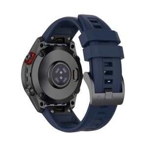 Curea de schimb (dimensiune personalizată, 20 mm, silicon, conexiune QuickFit) ALBASTRU ÎNCHIS Garmin Epix Pro (Gen2) 42 mm, Garmin Fenix ​​​​5S, Garmin Fenix ​​​​5S Plus, Garmin Fenix ​​​​6S, Garmin Fenix ​​​​6S Pro, Garmin Fenix ​​​​6S Pro Solar, 