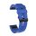 Curea de schimb (dimensiune personalizată, 26 mm, silicon, diamant, conexiune QuickFit) ALBASTRU ÎNCHIS Garmin Epix Pro (Gen2) 51 mm, Garmin Fenix ​​​​5X, Garmin Fenix ​​​​6X, Garmin Fenix ​​​​6X Pro, Garmin Fenix ​​​​6X Pro Sapphire, Garmin Fenix ​