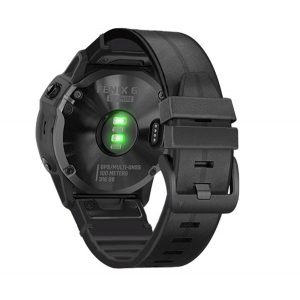 Curea de schimb (dimensiune personalizata, 22mm, efect piele, conexiune QuickFit) NEGRA Garmin Fenix ​​​​3, Garmin Fenix ​​​​6, Garmin Fenix ​​​​6 Sapphire, Garmin Fenix ​​​​6 Pro, Garmin Fenix ​​​​5, Garmin Fenix ​​​​3 HR, Garmin Epix (Gen2), Garmi