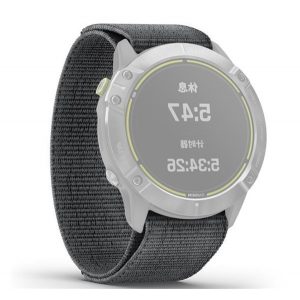 Curea de schimb (dimensiune personalizată, 22 mm, nailon, Velcro, respirabilă) GRI Garmin Fenix ​​​​3, Garmin Fenix ​​​​6, Garmin Fenix ​​​​6 Sapphire, Garmin Fenix ​​​​6 Pro, Garmin Fenix ​​​​5, Garmin Fenix ​​​​3 HR, Garmin Epix (Gen2), Garmin Fen