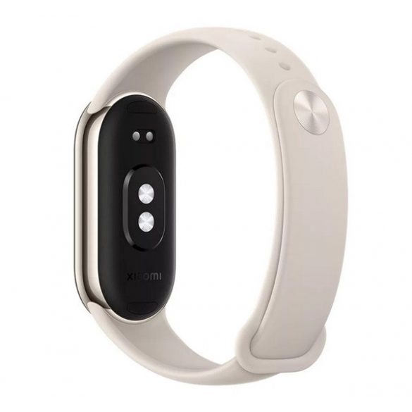 Brățară inteligentă bluetooth XIAOMI Smart Band 8 (v5.3, contor de activitate, monitor de somn, 120 moduri sport, rezistentă la apă, 5 ATM) CHAMPAGNE