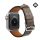 Curea de schimb (dimensiune personalizată, mică, piele naturală, perforată) MARO ÎNCHIS Apple Watch Series 9 41mm, Watch Series 1 38mm, Watch Series 2 38mm