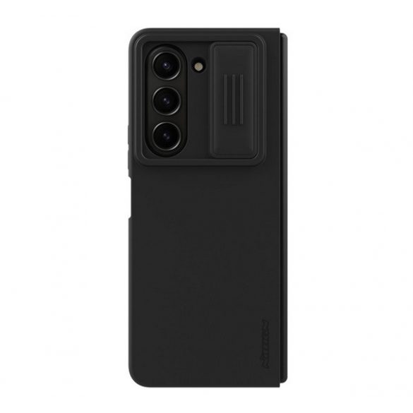 Protector de telefon din silicon NILLKIN CAMSHIELD SILKY (mat, interior din pluș din microfibră, protecție camerei, ecologic) NEGRU Samsung Galaxy Z Fold5 5G (SM-F946)