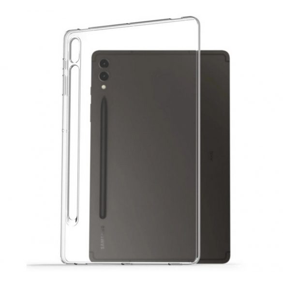 Protectie din silicon pentru telefon (ultra-subtire) TRANSPARENT Samsung Galaxy Tab S9 Plus WIFI (SM-X810), Galaxy Tab S9 Plus LTE (SM-X816)