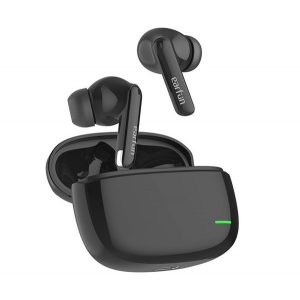 Căști bluetooth EARFUN AIR MINI 2 STEREO (v5.2, TWS, microfon + carcasă de încărcare) NEGRU