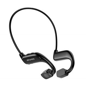 Căști bluetooth AWEI A897BL STEREO (v5.3, on-ear, microfon, IPX4 impermeabil, SPORT) NEGRU