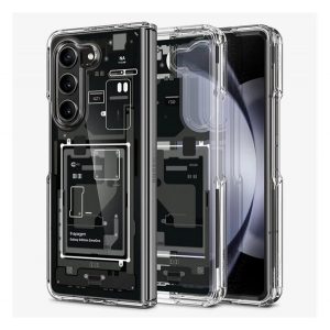 Protectie de telefon din plastic SPIGEN ULTRA HYBRID ZERO ONE (cadru rezistent la impact mediu, cu perna de aer) TRANSPARENT Samsung Galaxy Z Fold5 5G (SM-F946)