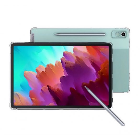 Protectie din silicon pentru telefon (rezistenta la impact, colt cu perna de aer) TRANSPARENT Lenovo Tab P12 (TB370)