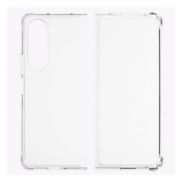 Protectie din silicon pentru telefon (rezistenta medie la impact, colt cu perna de aer) TRANSPARENT Samsung Galaxy Z Fold5 5G (SM-F946)