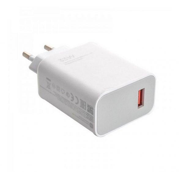 Încărcător de rețea XIAOMI MDY-14-EL Priză USB (33W, încărcător rapid PD) ALB