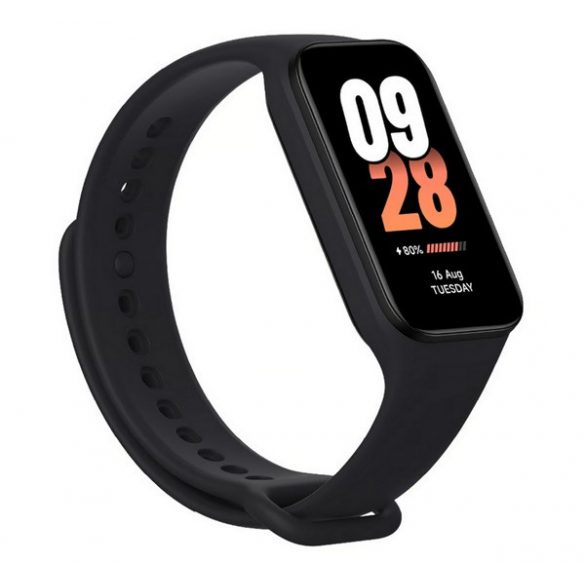 XIAOMI Smart Band 8 Brățară inteligentă Bluetooth activă (v5.3, contor de activitate, monitor de somn, 50 de moduri sport, rezistent la apă) NEGRU