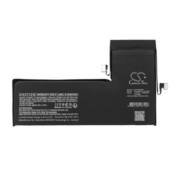 Baterie CAMERON SINO Li-Polymer (3.83V/3500mAh, compatibil cu Apple 616-00659) NEGRU Apple iPhone 11 Pro