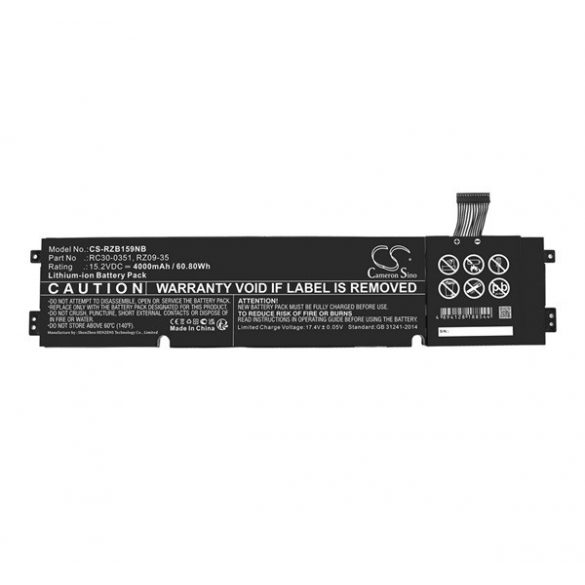 Baterie CAMERON SINO Li-Ion (15.2V/4000mAh, compatibil cu Razer RC30-0351) NEGRU