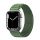 Curea de schimb (dimensiune personalizată, mică, nailon, SPORT) VERDE DESCHIS Apple Watch Series 9 41mm, Watch Series 8 41mm, Watch Series 7 41mm