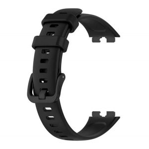 Curea de rezervă (dimensiune personalizată, silicon) NEGRĂ Huawei Band 8