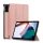 Carcasa in picioare, efect piele (FLIP activ, deschidere laterala, TRIFOLD, suport de masa) ROSE GOLD Xiaomi Redmi Pad SE