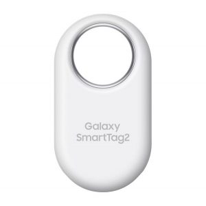 Tracker bluetooth SAMSUNG SmartTag2 (pentru breloc, geanta, masina, urmarire in timp real) ALB