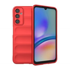 Protectie din silicon pentru telefon (rezistenta la impact mediu, protectie camera, model 3D) ROSIU Samsung Galaxy A05s (SM-A057F)