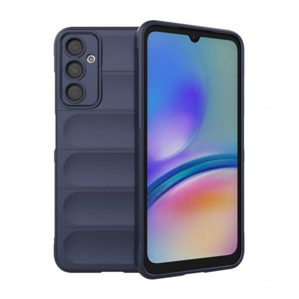 Protectie din silicon pentru telefon (rezistenta la impact mediu, protectie camera, model 3D) ALBASTRU INCHIS Samsung Galaxy A05s (SM-A057F)