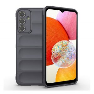 Protector din silicon pentru telefon (rezistență medie la impact, protecție pentru cameră, model 3D) GR ÎNCHIS Samsung Galaxy A15 (SM-A155), Galaxy A15 5G (SM-A156)