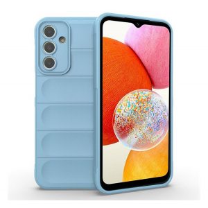 Protectie din silicon pentru telefon (rezistenta la impact mediu, protectie camera, model 3D) ALBASTRU DESCHIS Samsung Galaxy A15 (SM-A155), Galaxy A15 5G (SM-A156)