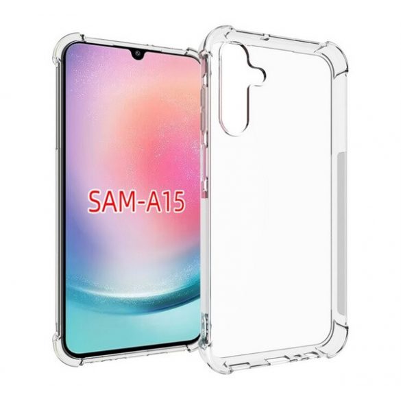 protecțiede telefon din silicon (rezistent la impact mediu, colț hover) pentru Samsung Galaxy A15 (SM-A155), Galaxy A15 5G (SM-A156)