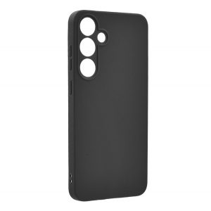 Protectie din silicon pentru telefon (mat) NEGRU Samsung Galaxy S24 (SM-S921)