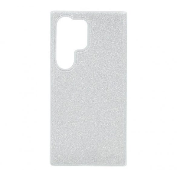 Protectie din silicon pentru telefon (interior din plastic, spate lucios) ARGINTIE Samsung Galaxy S24 Ultra (SM-S928)