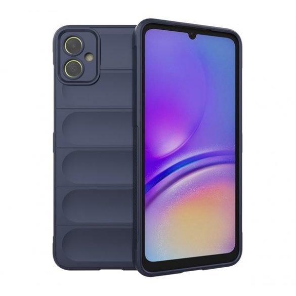 Protectie din silicon pentru telefon (rezistenta la impact mediu, protectie camera, model 3D) ALBASTRU INCHIS Samsung Galaxy A05 (SM-A055F)