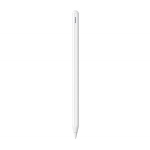 Stylus BASEUS SMOOTH WRITING 2 (activ, indicator LED + vârf de rezervă) ALB Compatibil Apple Pencil Apple IPAD, IPAD 2, IPAD (a treia generație)