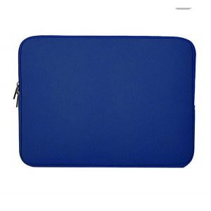 Carcasă pentru LAPTOP/NOTEBOOK (universală, dimensiune 15,6", 400x305x20mm, neopren, interior de pluș) ALBASTRU ÎNCHIS