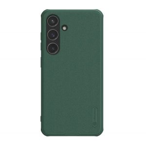 Protector de telefon din plastic NILLKIN SUPER FROSTED PRO MAGNETIC (magnetic, rezistent la impact, cauciucat, MagSafe) VERDE ÎNCHIS Samsung Galaxy S24 (SM-S921)