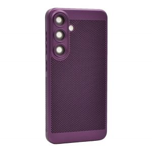 Protectie din plastic pentru telefon (respirabila, perforata, protectie pentru camera) PURPLE Samsung Galaxy S24 Plus (SM-S926)