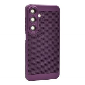 Protecție din plastic pentru telefon (respirabilă, cu găuri, protecție pentru cameră) LILA Samsung Galaxy A15 5G (SM-A156), Galaxy A15 (SM-A155)