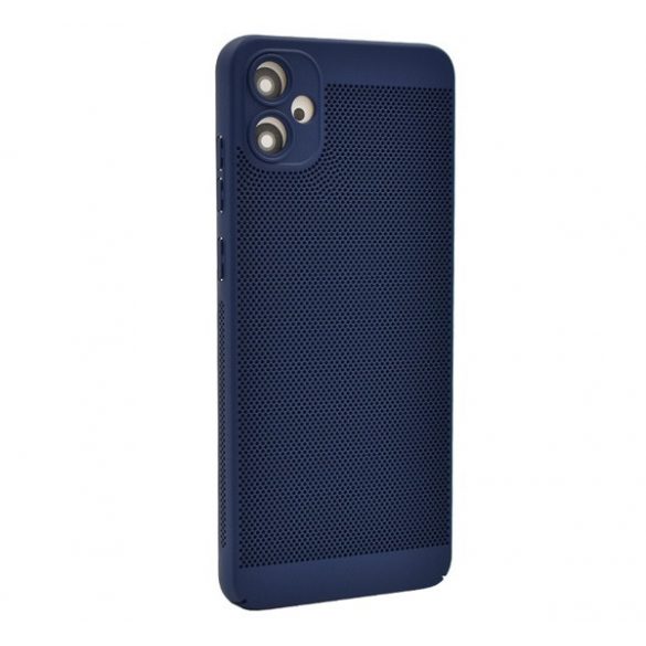 Protector din plastic pentru telefon (respirabil, perforat, protector pentru cameră) ALBASTRU ÎNCHIS Samsung Galaxy A05 (SM-A055F)