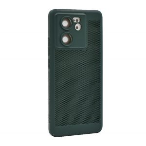 Protector din plastic pentru telefon (respirabil, perforat, protector pentru cameră) VERDE ÎNCHIS Xiaomi 13T Pro, 13T